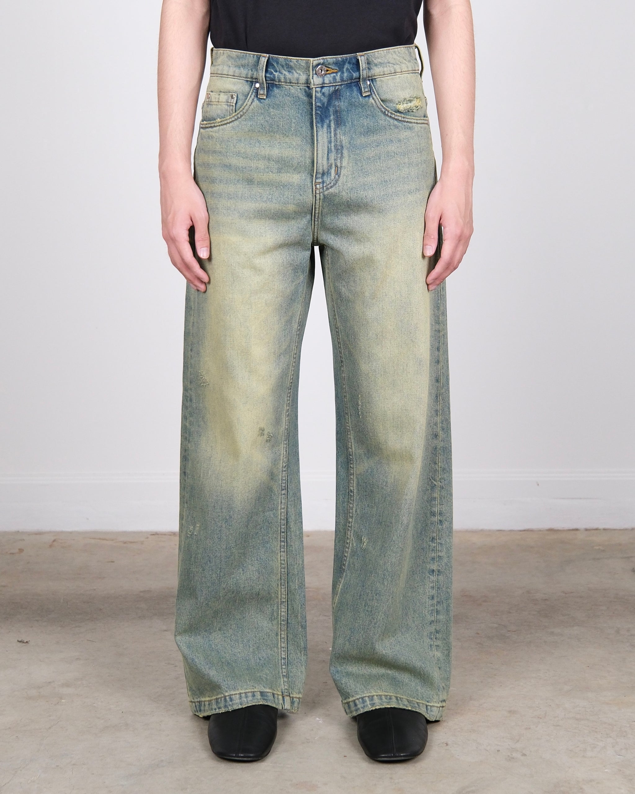 simple project jeans Simple Project Lightning Wash Jeans